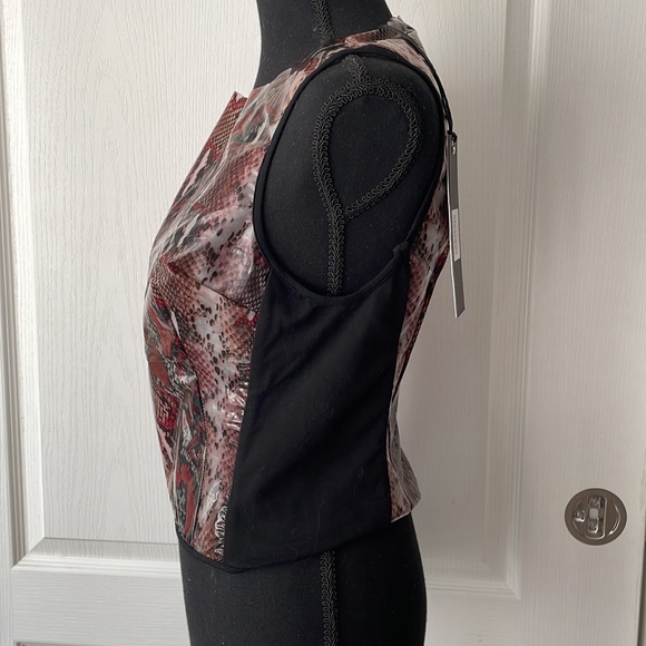 I. AM. GIA size M snake print tank NEW - Picture 2 of 8